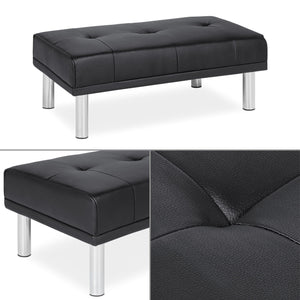 3-Piece Modular Modern Furniture Set w/ Double & Single Futons, Footstool