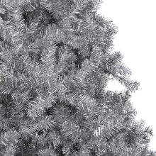 Load image into Gallery viewer, Silver Artificial Tinsel Christmas Tree w/ Foldable Stand

