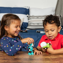 Load image into Gallery viewer, Set of 2 Samesies Mini Talking Toy Robots w/ Interactive Voice Changer
