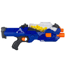 Load image into Gallery viewer, Electric Soft Foam Ball Rapid Fire Blaster Toy w/ Hopper Feeder, 20 Balls
