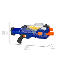 Load image into Gallery viewer, Electric Soft Foam Ball Rapid Fire Blaster Toy w/ Hopper Feeder, 20 Balls
