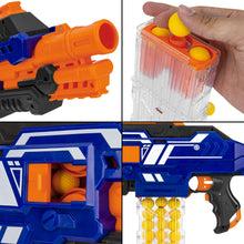 Load image into Gallery viewer, Electric Soft Foam Ball Rapid Fire Blaster Toy w/ Magazine, 25 Balls
