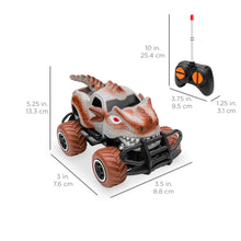 Load image into Gallery viewer, Set of 2 27MHz Mini Toy Dinosaur RC Remote Control Cars w/ 9mph Max Speed
