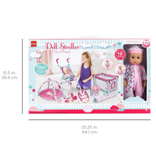 Load image into Gallery viewer, Kids 15-Piece 13.5in Newborn Baby Doll Role Play Playset w/ Accessories
