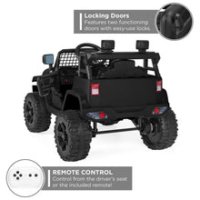 Load image into Gallery viewer, 12V Kids Ride-On Truck Car w/ Parent Remote Control, Spring Suspension
