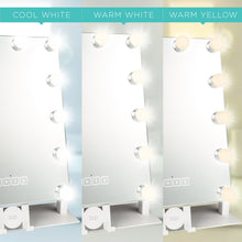 Load image into Gallery viewer, Hollywood Vanity Mirror w/ Bluetooth Speakers, 3 Color Temps, Phone Stand
