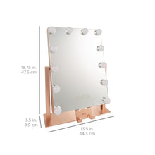 Load image into Gallery viewer, Hollywood Vanity Mirror w/ Bluetooth Speakers, 3 Color Temps, Phone Stand
