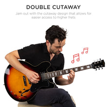 Load image into Gallery viewer, All-Inclusive Semi-Hollow Body Electric Guitar Set
