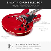 Load image into Gallery viewer, All-Inclusive Semi-Hollow Body Electric Guitar Set
