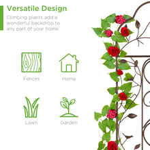 Load image into Gallery viewer, Set of Two Iron Arched Garden Trellis
