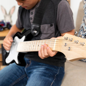 30in Kids Electric Guitar Instrument Starter Kit w/ 5W Amp, Strap, Case