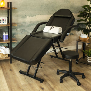 Massage Bed, Spa and Salon Chair w/ Hydraulic Stool